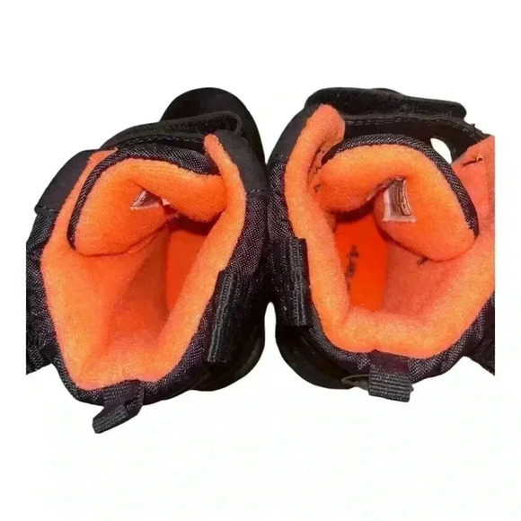 NWOT Carter's Keilor Toddler Boys Navy Blue Orange/Gray Winter Snow Boots S6
 - Picture 7 of 11